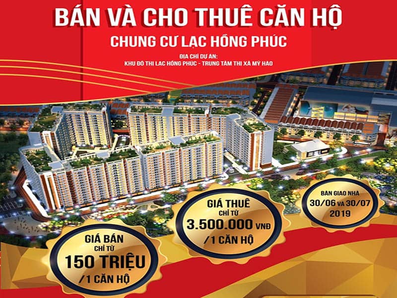 Mở Bán Chung Cư Lạc Hồng Phúc
