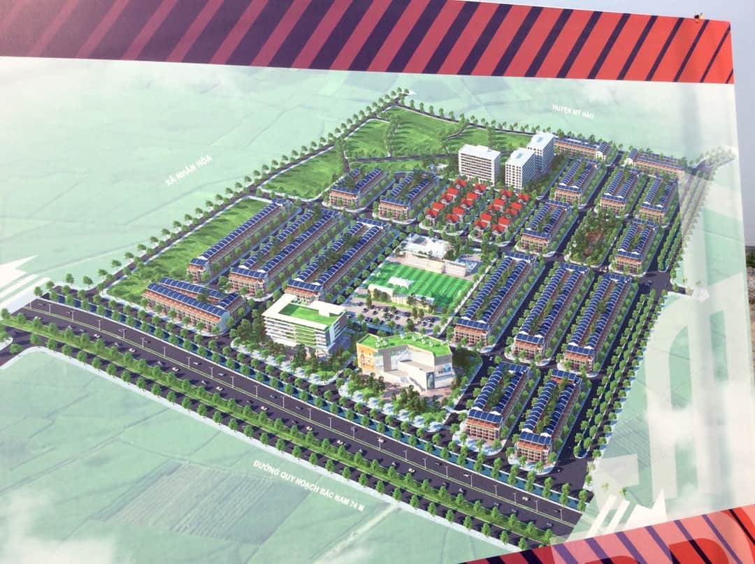 Bán lô đất tuyệt vời để kinh doanh khu đô thị Yên Sơn, Mỹ Hào, Hưng Yên