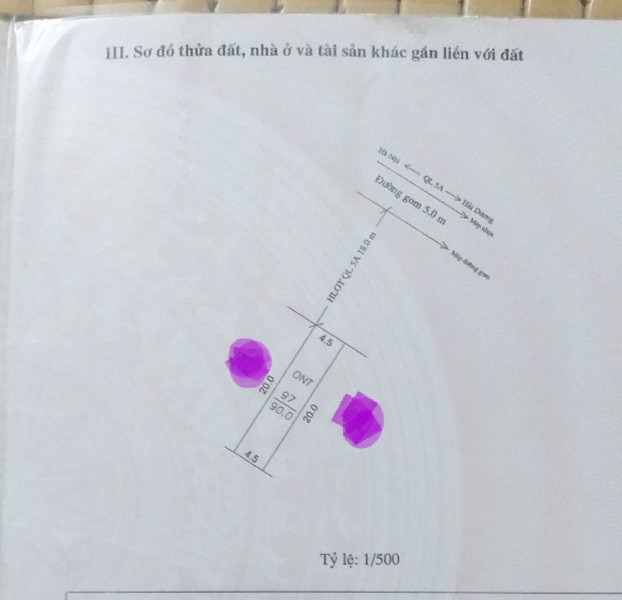 Bán đất mặt đường quốc lộ 5, Phùng Chí kiên, Mỹ Hào, Hưng Yên.